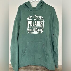 POLARIS MEN'S STAMP HOODIE SNOWMOBILE HOODIE MEN'S ATV HOODIE SWEATSHIRT 2XL